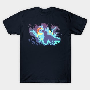 Stargazing Dino (Blue Variant) T-Shirt